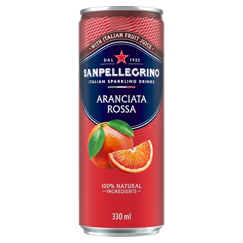 San Pellegrino сокосодержащий напиток Aranciata Rossa, 330 мл